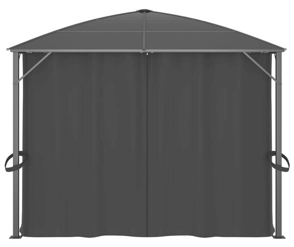 VidaXL Kerti Pavilon 400x300x265 cm, Antracitszürke