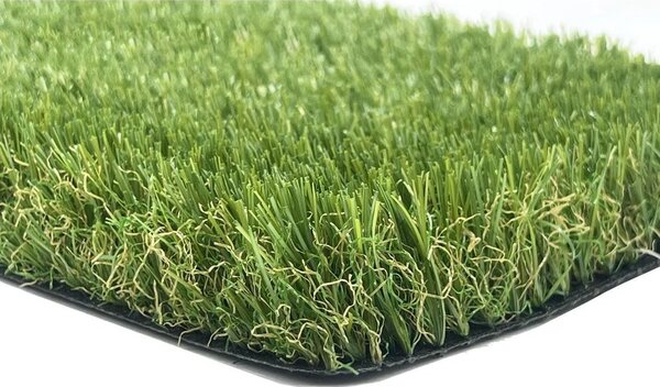 VASHOME EcoTurf műfű tekercs, sűrű, dús, élethű, 35 mm vastag, 2×2 m (4 négyzetméter)