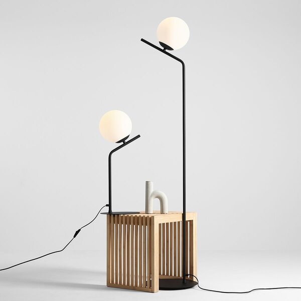 Aldex modern állólámpa gallia fekete ald1095a1