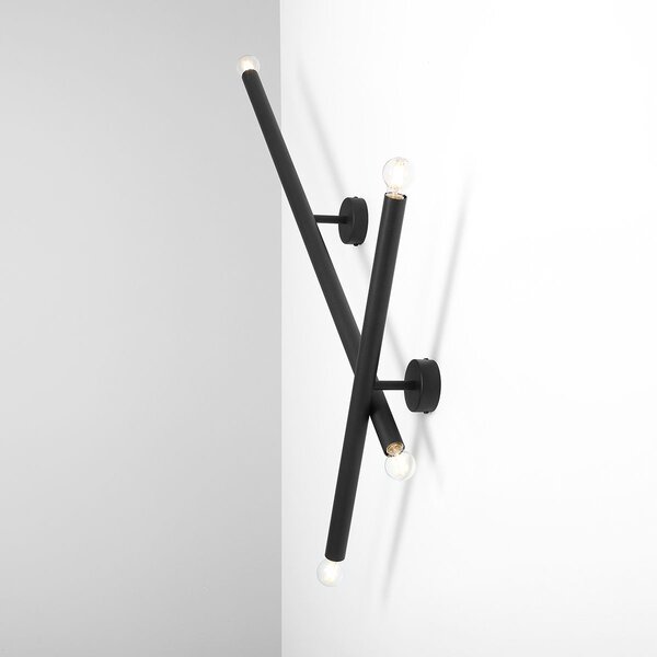 Aldex modern fali lámpa tubo fekete ald1072d1_l