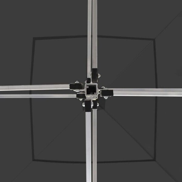 VidaXL Rendezvénysátor - Alumínium, 2x2m, Antracit