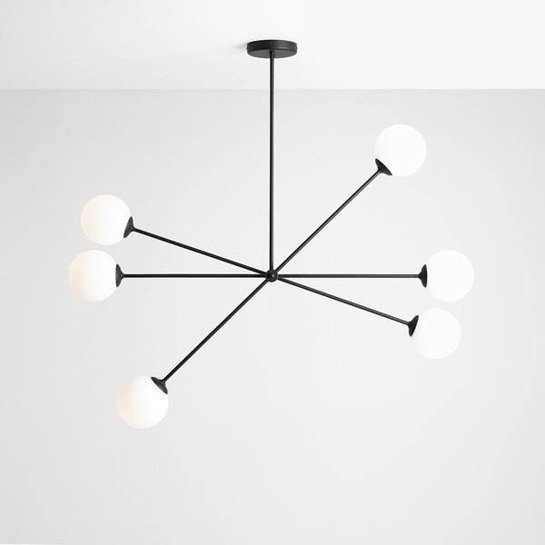 Aldex modern mennyezeti lámpa ohio fekete ald1081pl_k1