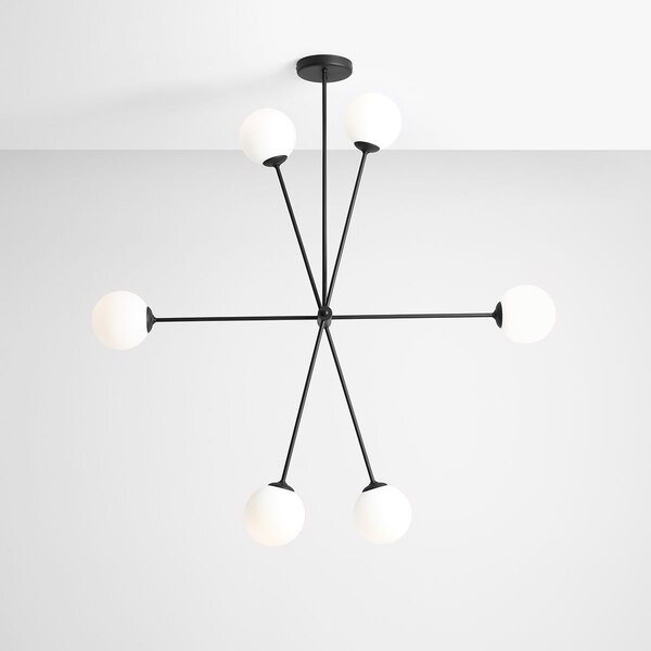 Aldex modern mennyezeti lámpa ohio fekete ald1081pl_k1