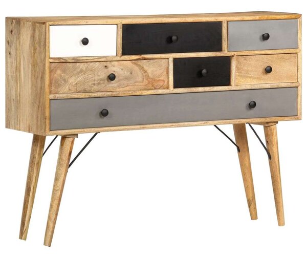 VidaXL tömör mangófa tálalószekrény 110 x 30 x 82 cm