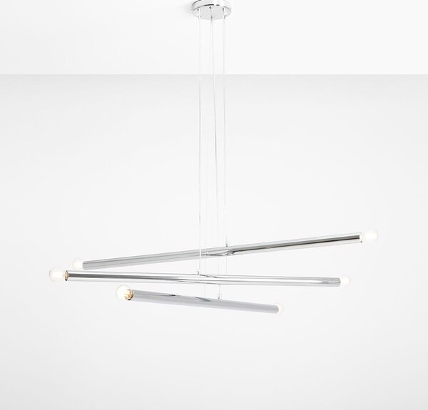 Aldex modern függeszték tubo króm ald1072k4