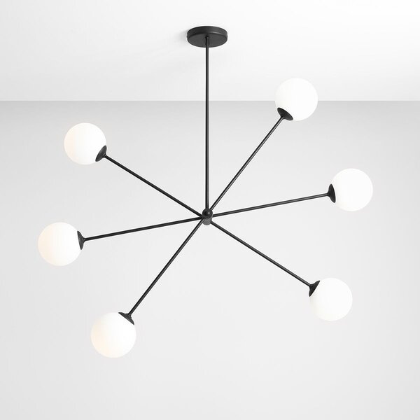 Aldex modern mennyezeti lámpa ohio fekete ald1081pl_k1