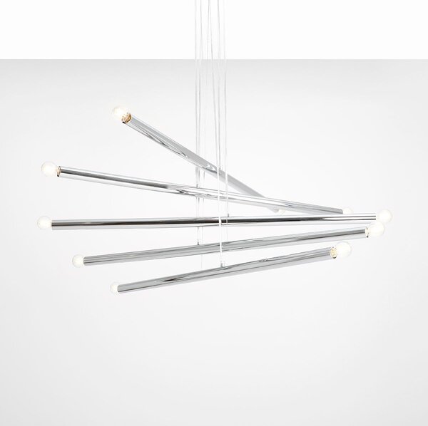 Aldex modern függeszték tubo króm ald1072m4