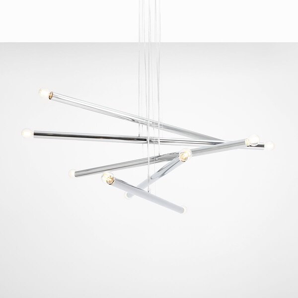 Aldex modern függeszték tubo króm ald1072m4