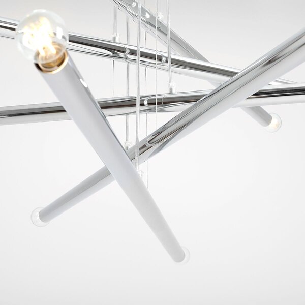 Aldex modern függeszték tubo króm ald1072m4