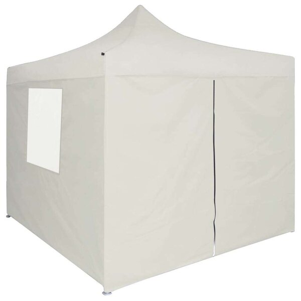 VidaXL Összecsukható Sátor - 2x2m - Krémszínű