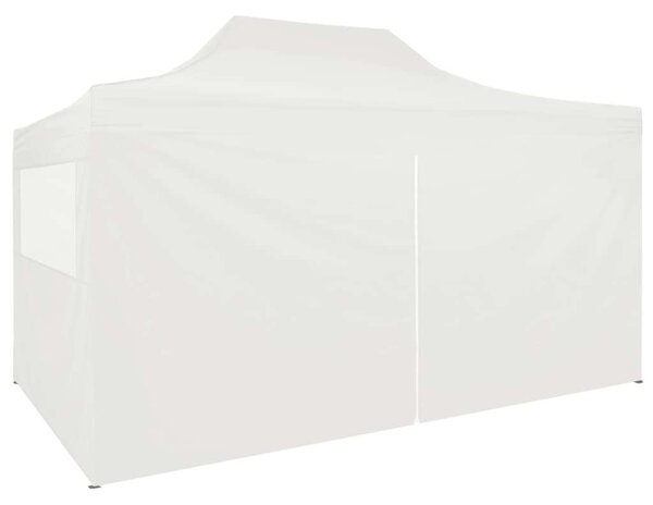 VidaXL Összecsukható Sátor - Fehér - 3x4,5m