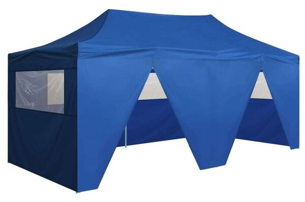 VidaXL Összecsukható Sátor - Kék - 3x6m