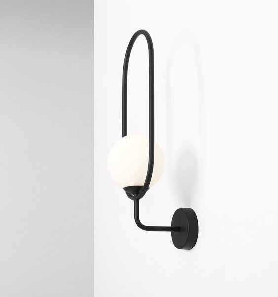 Aldex modern fali lámpa riva fekete ald1086c1