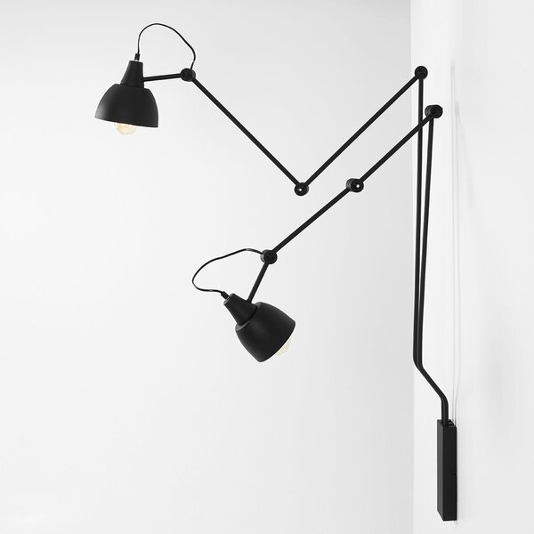 Aldex modern fali lámpa aida fekete ald842d