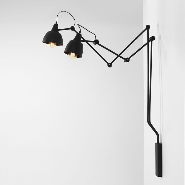 Aldex modern fali lámpa aida fekete ald842d