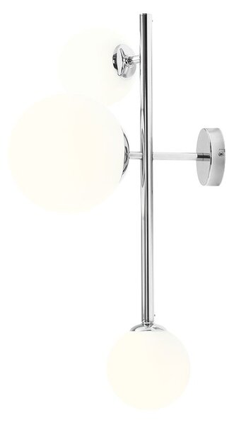 Aldex modern fali lámpa dione fehér króm ald1092y4