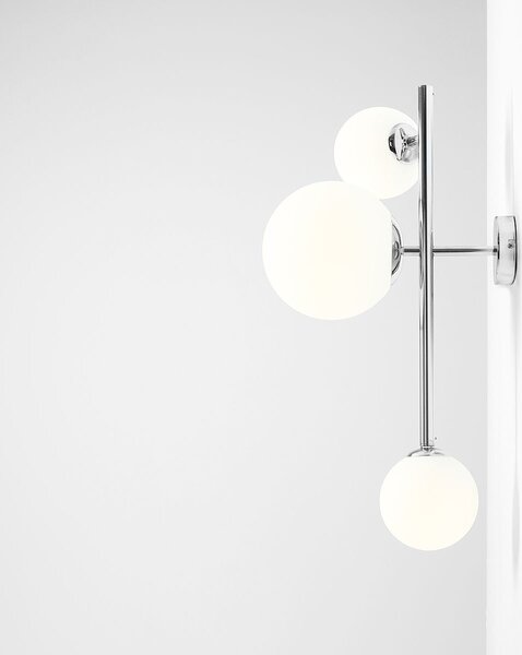 Aldex modern fali lámpa dione fehér króm ald1092y4