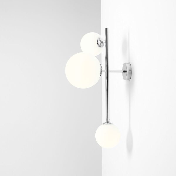 Aldex modern fali lámpa dione fehér króm ald1092y4