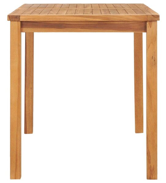 VidaXL tömör tíkfa kerti étkezőasztal 120 x 70 x 77 cm