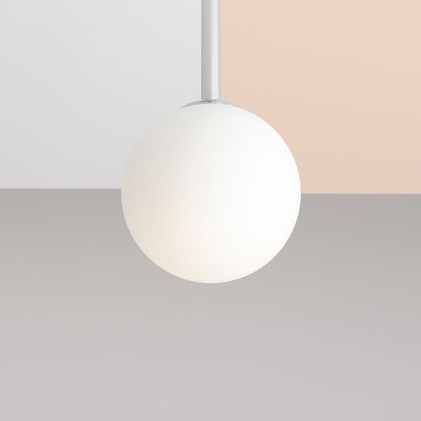 Aldex modern mennyezeti lámpa pinne fehér króm ald1080pl_g4_s
