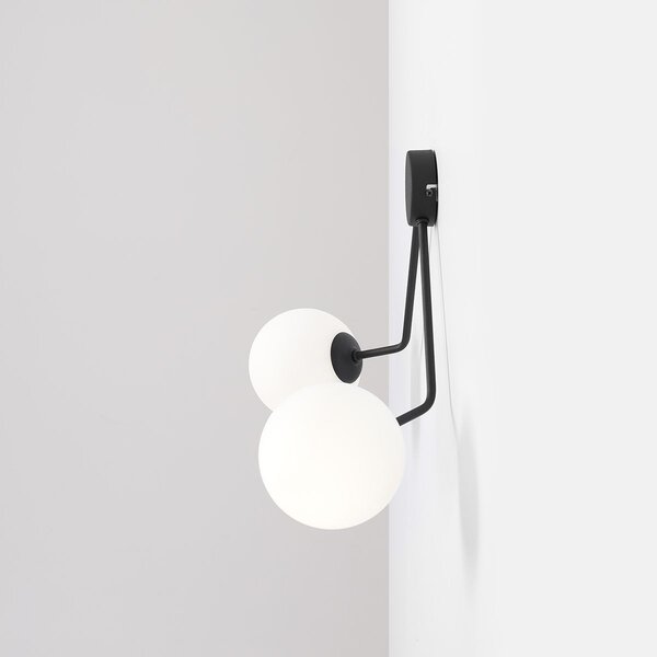 Aldex modern fali lámpa holm fehér fekete ald1082d1