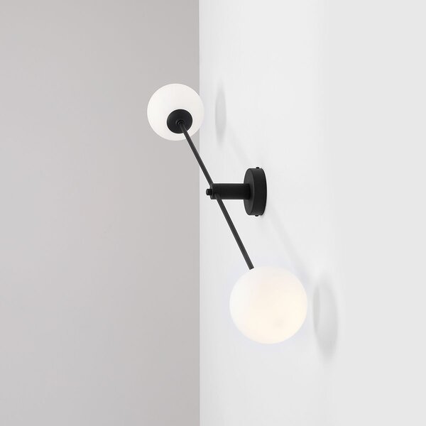 Aldex modern fali lámpa ohio fehér fekete ald1081d1
