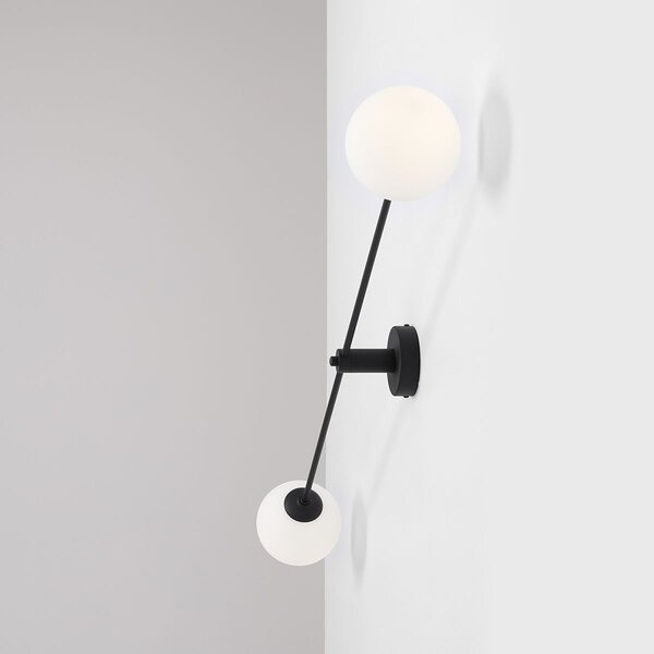Aldex modern fali lámpa ohio fehér fekete ald1081d1