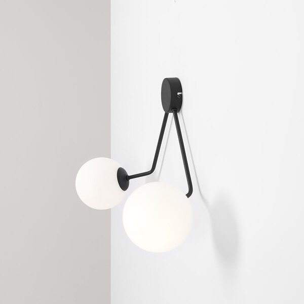 Aldex modern fali lámpa holm fehér fekete ald1082d1