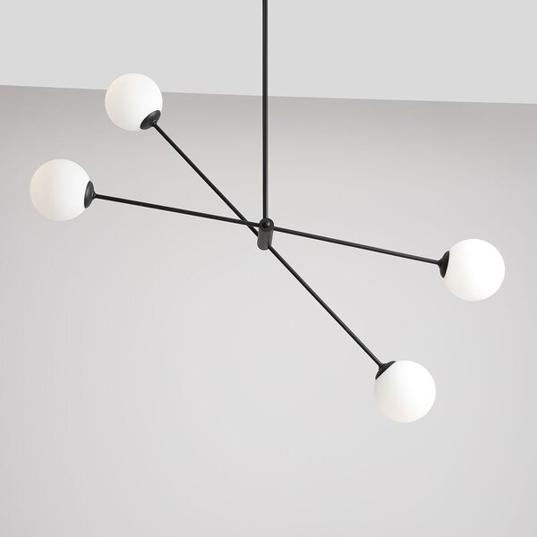 Aldex modern mennyezeti lámpa ohio fehér fekete ald1081pl_l1