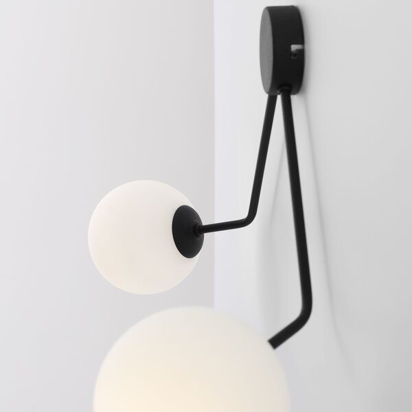 Aldex modern fali lámpa holm fehér fekete ald1082d1