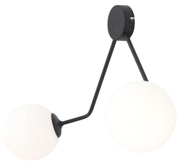 Aldex modern fali lámpa holm fehér fekete ald1082d1