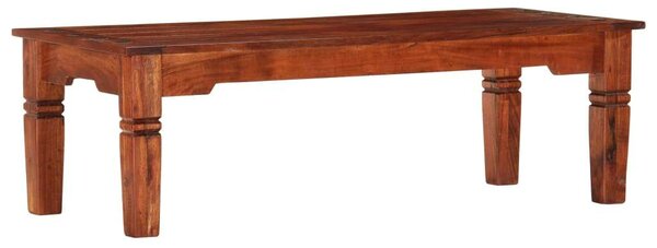 VidaXL tömör akácfa dohányzóasztal 110 x 50 x 35 cm