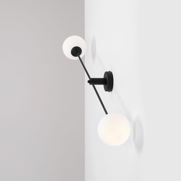 Aldex modern fali lámpa ohio fehér fekete ald1081d1