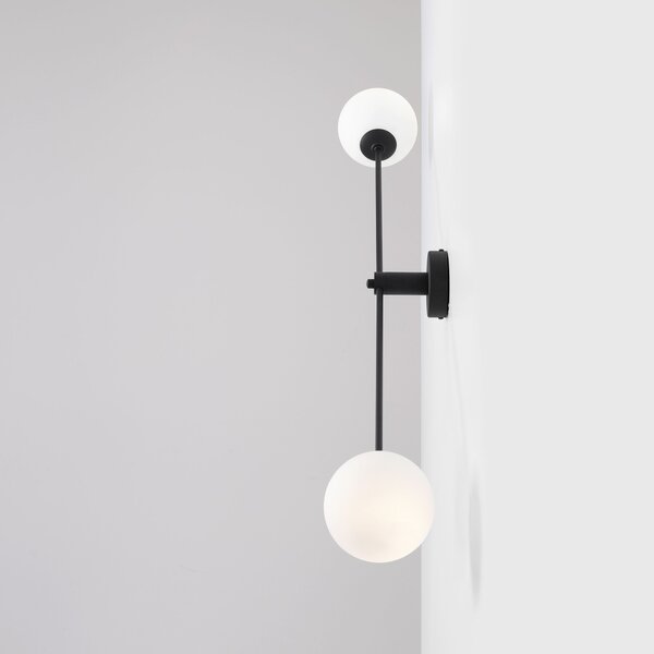 Aldex modern fali lámpa ohio fehér fekete ald1081d1
