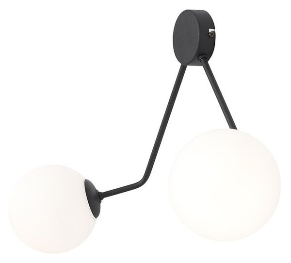 Aldex modern fali lámpa holm fehér fekete ald1082d1