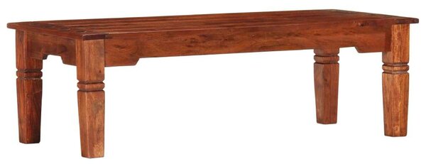 VidaXL tömör akácfa dohányzóasztal 110 x 50 x 35 cm