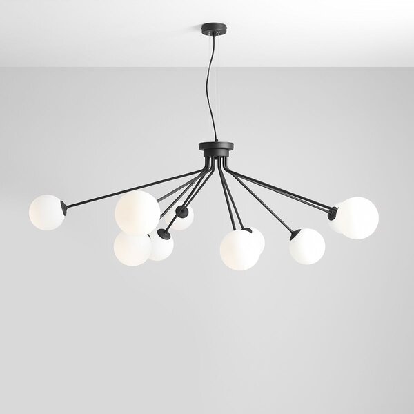 Aldex modern függeszték holm fehér fekete ald1082m1