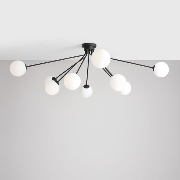 Aldex modern mennyezeti lámpa holm fehér fekete ald1082pl_m1