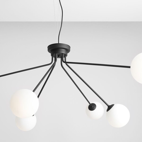 Aldex modern függeszték holm fehér fekete ald1082k1