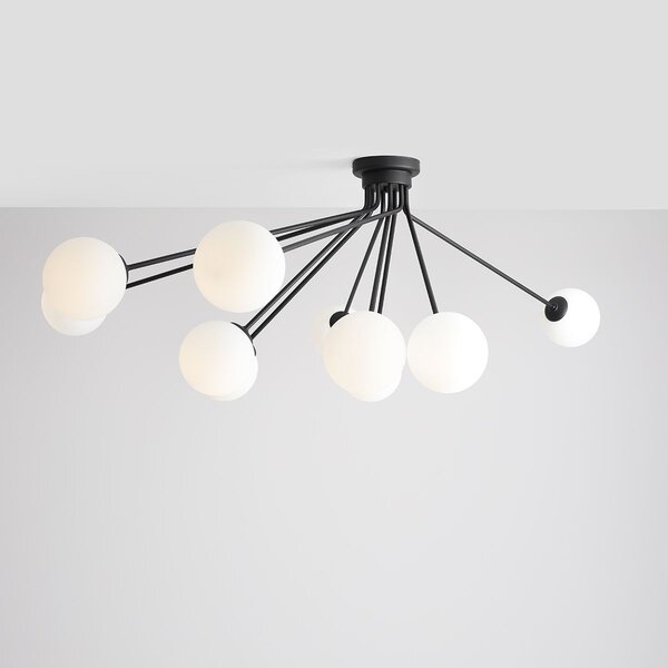 Aldex modern mennyezeti lámpa holm fehér fekete ald1082pl_m1