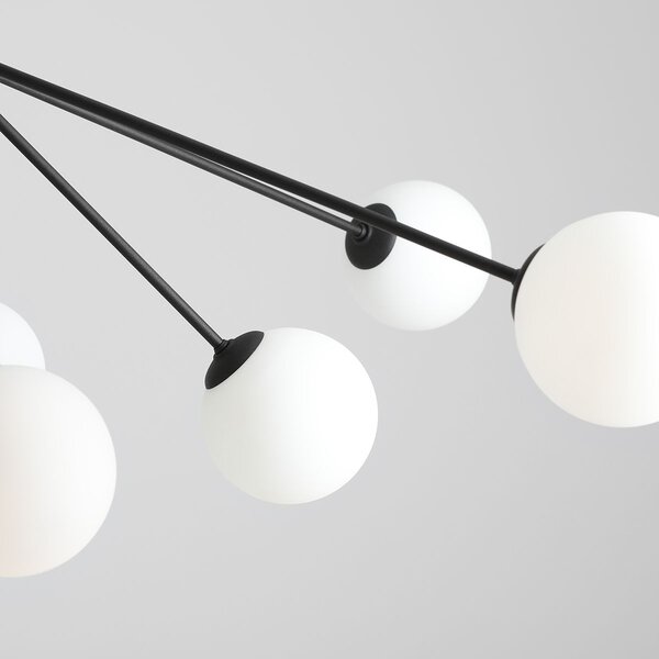 Aldex modern függeszték holm fehér fekete ald1082m1