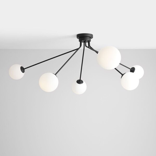 Aldex modern mennyezeti lámpa holm fehér fekete ald1082pl_k1