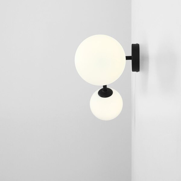 Aldex modern fali lámpa pure fehér fekete ald1064d1