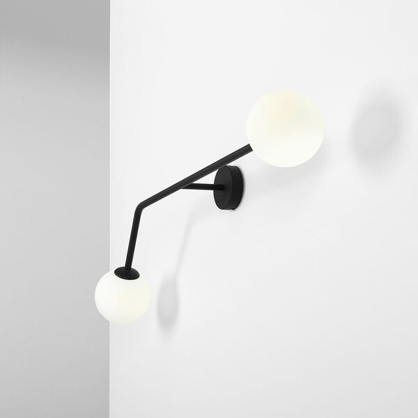 Aldex modern fali lámpa pure fehér fekete ald1064d1