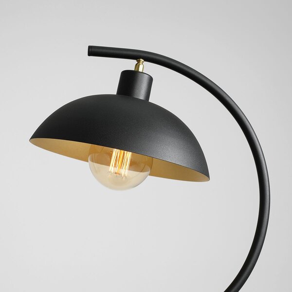 Aldex modern skandináv asztali lámpa espace fekete ald1036b1