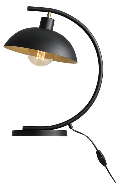 Aldex modern skandináv asztali lámpa espace fekete ald1036b1