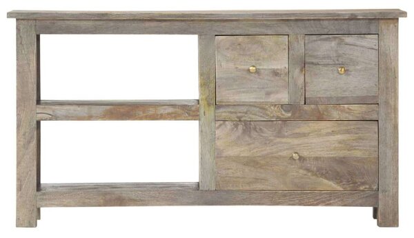 VidaXL tömör mangófa TV-szekrény 100 x 30 x 55 cm