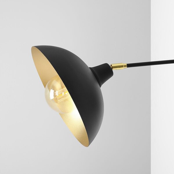 Aldex modern skandináv fali lámpa espace fekete ald1036c1