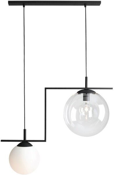 Aldex modern függeszték zac fehér fekete átlátszó ald1038h1