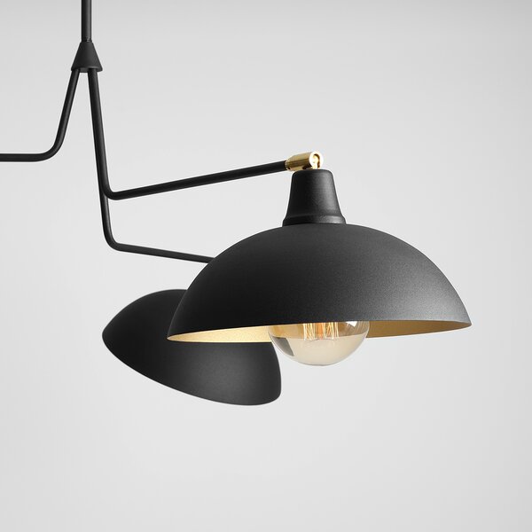 Aldex modern skandináv függeszték espace fekete ald1036e1